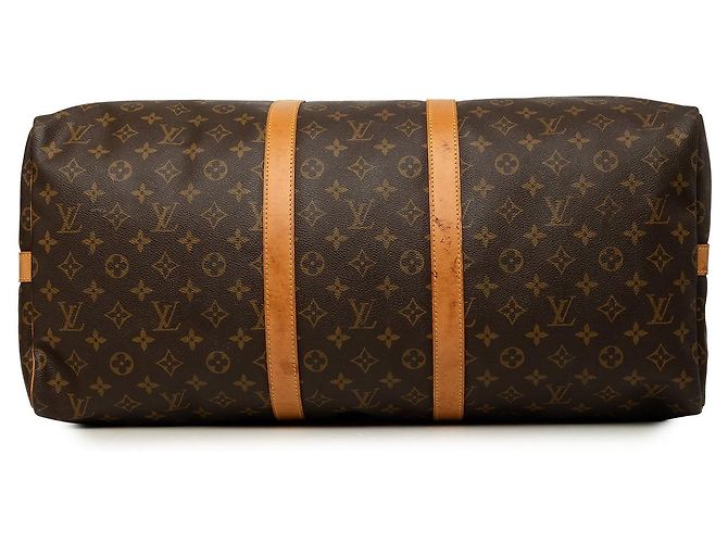 Borsa da viaggio Louis Vuitton Monogram Keepall Bandouliere 55 Marrone - vista 3