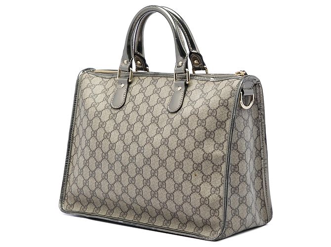 Borsa Satchel Gucci GG Supreme Beige - vista 2