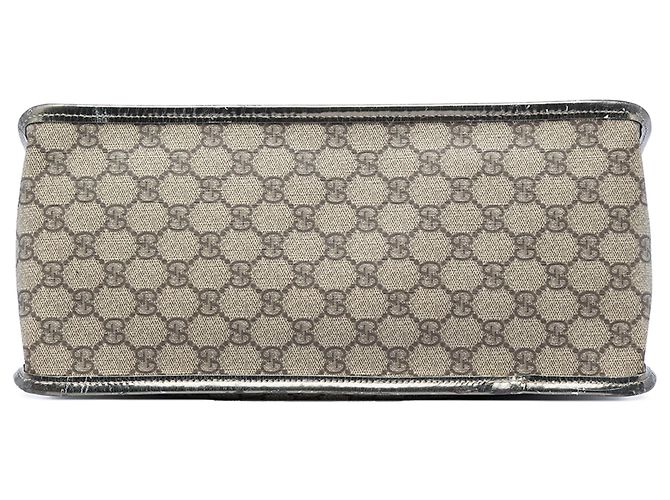 Borsa Satchel Gucci GG Supreme Beige - vista 3