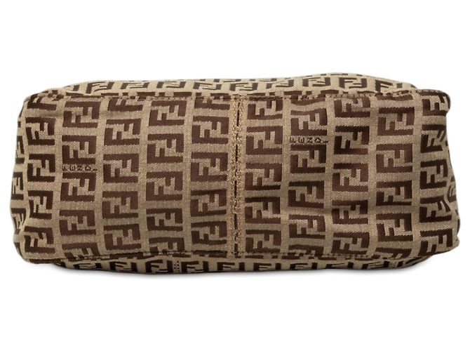 Borsa a mano Fendi Zucchino Canvas Beige - vista 3