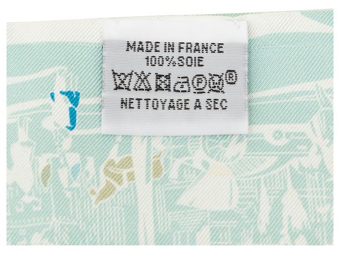 Multi Hermès A L Ombre des Boulevards Silk Twilly Scarf Scarves Multicolore - vista 2