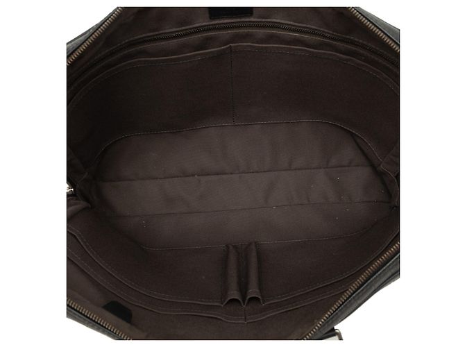 Borsa Business Porte-Documents Voyage Louis Vuitton Damier Infini Nera Nero - vista 4