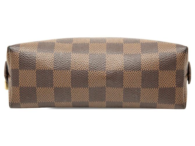 Bolsa de mão e nécessaire Louis Vuitton Damier Ebene castanha Marrom - vista 3