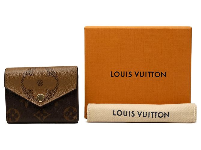 Cartera Small Zoe Louis Vuitton Monogram Reverse Giant Marrón Castaño - vista 7