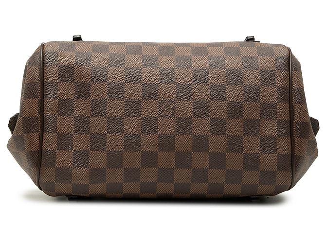 Borsa a tracolla Louis Vuitton Damier Ebene Rivington PM Marrone - vista 3
