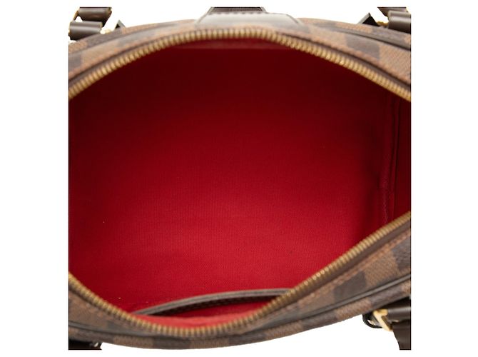 Borsa a tracolla Louis Vuitton Damier Ebene Rivington PM Marrone - vista 4