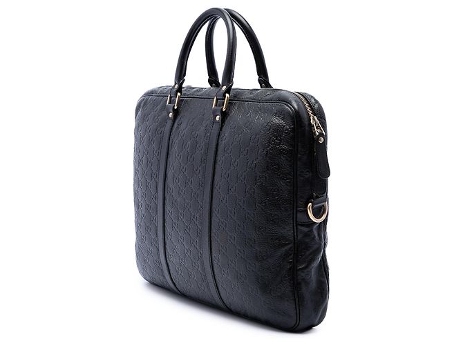 Borsa Business Gucci Guccissima Nera Nero - vista 2
