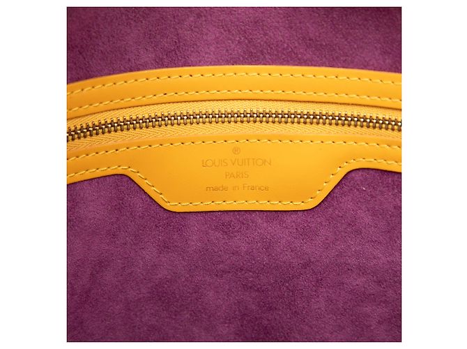 Borsa a tracolla Louis Vuitton Epi Saint Jacques PM con tracolla lunga, Giallo - vista 5