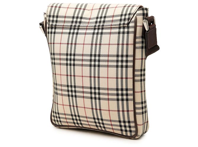 Borsa a tracolla Burberry House Check Canvas Beige - vista 2