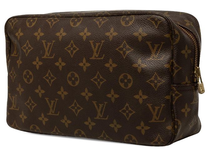 Borsa a Clutch Louis Vuitton Monogram Trousse Toilette 28 Marrone - vista 2