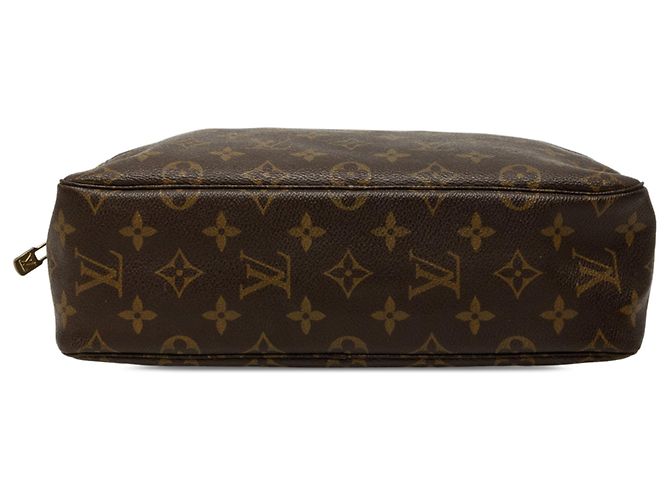 Borsa a Clutch Louis Vuitton Monogram Trousse Toilette 28 Marrone - vista 3