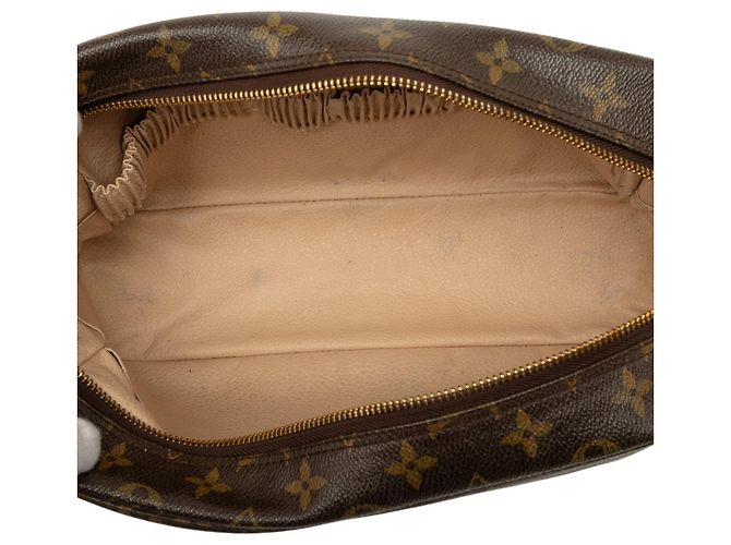 Borsa a Clutch Louis Vuitton Monogram Trousse Toilette 28 Marrone - vista 4