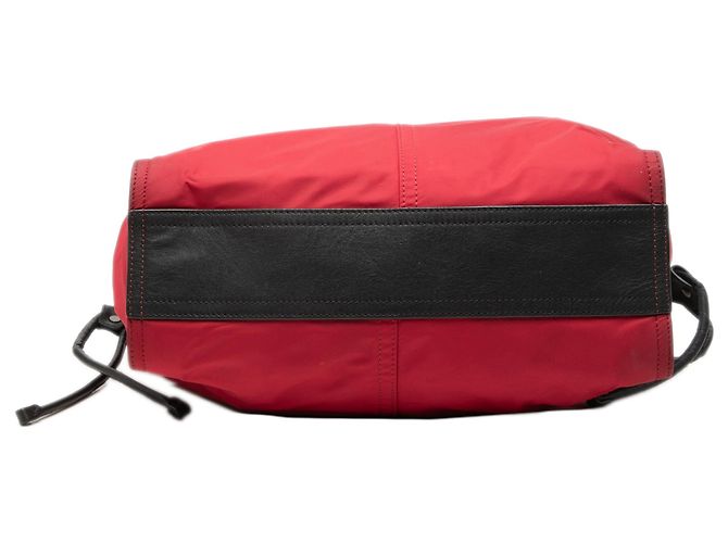 Borsa Tote Buckleigh Burberry in nylon rosso - vista 3