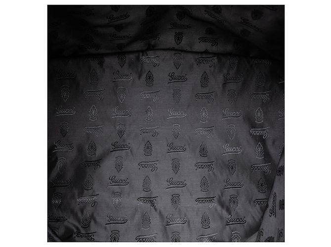 Borsa da viaggio Weekender Gucci Guccissima nera Nero - vista 4