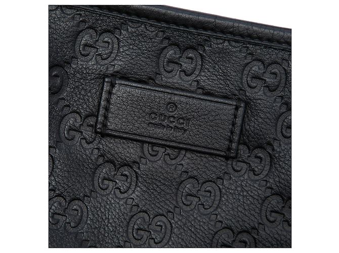 Borsa da viaggio Weekender Gucci Guccissima nera Nero - vista 5