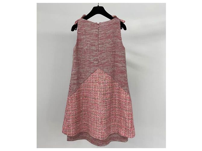 Chanel Baumwollkleid Mehrfarbig Größe 36 Mehrfarben - Ansicht 2