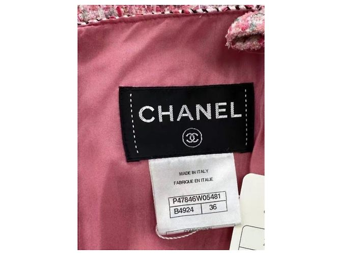 Chanel Baumwollkleid Mehrfarbig Größe 36 Mehrfarben - Ansicht 5