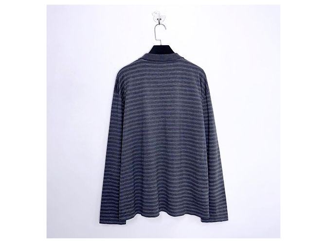 Polo de manga larga Miu Miu SS25 de algodón a rayas Multicolor - vista 2