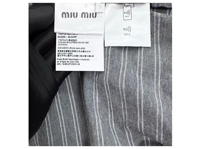Polo de manga larga Miu Miu SS25 de algodón a rayas Multicolor - vista 4