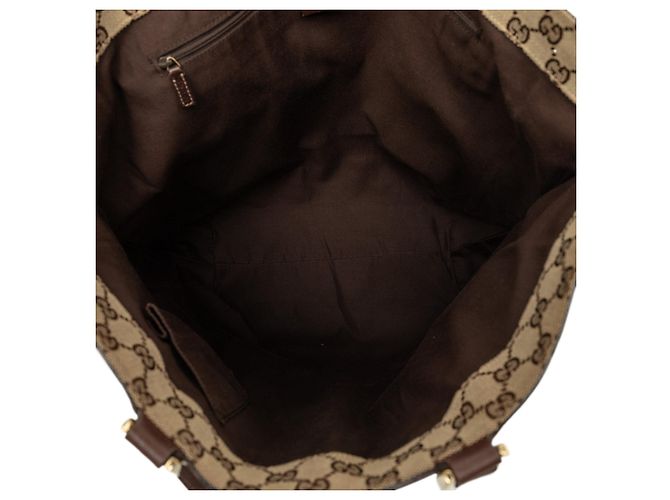 Gucci Abbey D Ring Tote aus braunem Kalbsleder - Ansicht 4