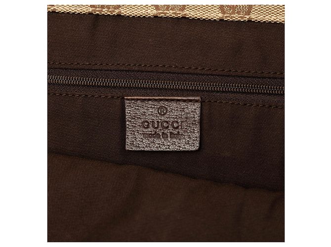 Gucci Abbey D Ring Tote aus braunem Kalbsleder - Ansicht 5