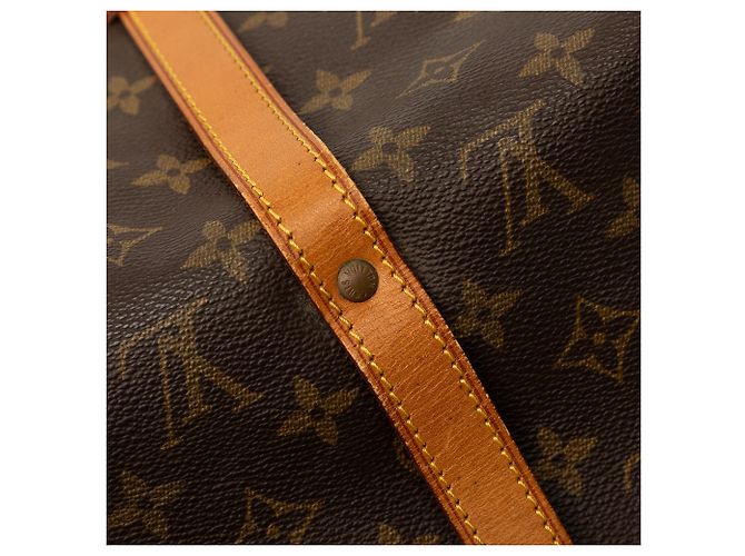 Borsa a tracolla Louis Vuitton Monogram Saumur 25 Marrone - vista 8
