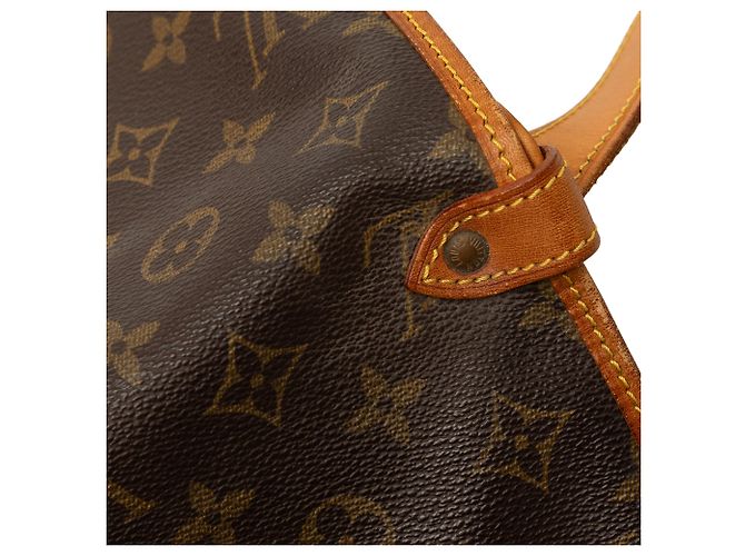 Borsa a tracolla Louis Vuitton Monogram Saumur 25 Marrone - vista 9