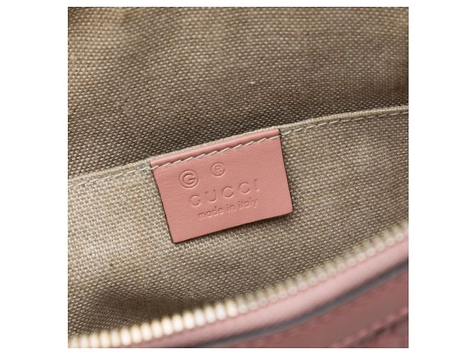 Borsa Dome Mini Microguccissima Gucci Rosa - vista 5