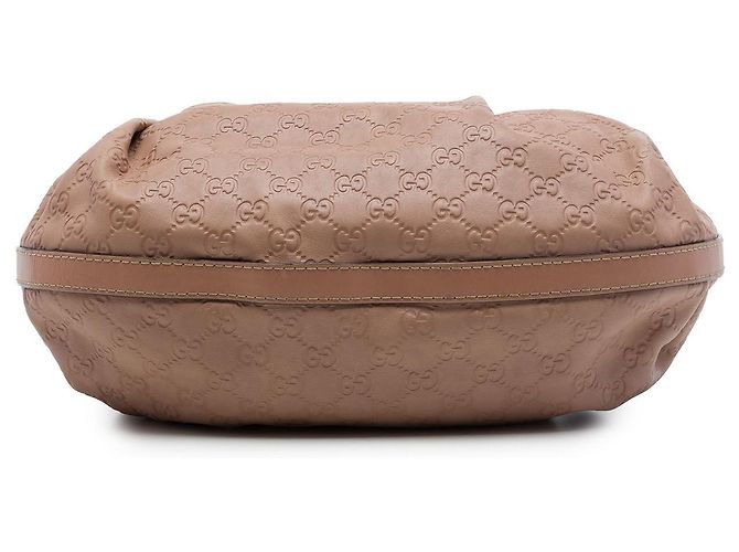 Borsa Tote Gucci Guccissima Scarlett marrone - vista 3