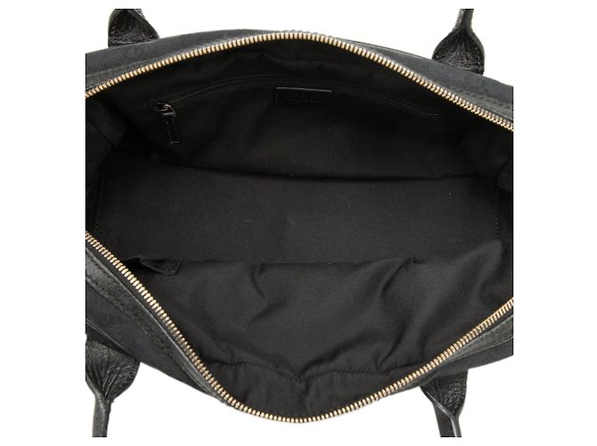 Bolso de hombro Gucci GG Canvas Web Princy Negro - vista 4