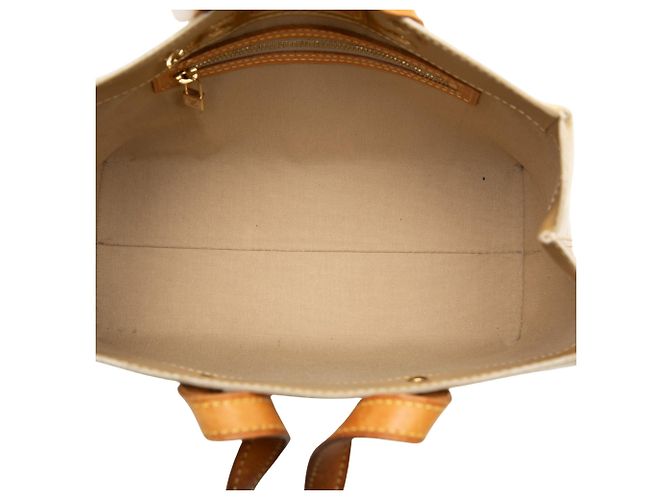 Borsa a mano Louis Vuitton Monogram Vernis Reade PM Beige - vista 4
