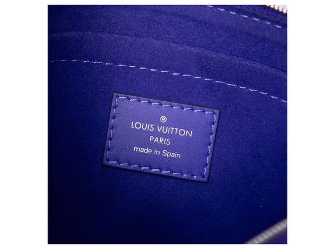 Pouch Louis Vuitton Epi Neverfull Viola Porpora - vista 5
