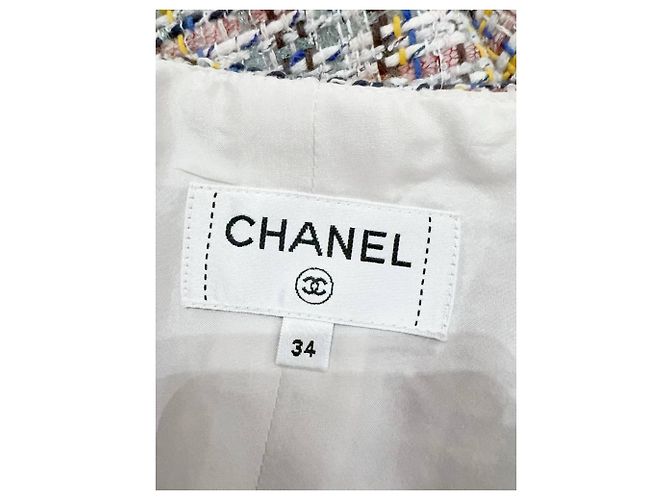 Chanel Rock aus Baumwolle mehrfarbig Größe 34 Mehrfarben - Ansicht 6