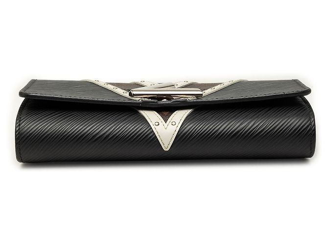 Borsa a tracolla Twist Wallet on Chain con borchie in pelle Epi Monogram nera Louis Vuitton Nero - vista 3