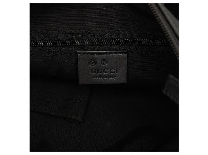 Borsa a tracolla Gucci GG in camoscio nero - vista 5