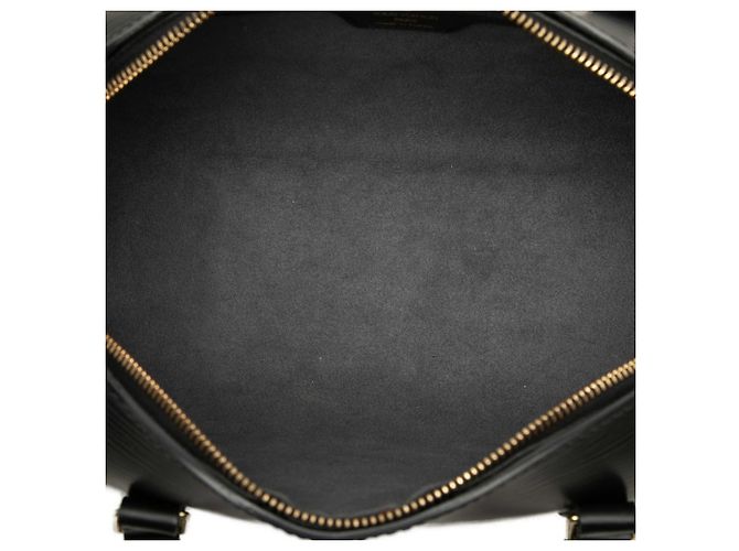 Borsa Louis Vuitton Epi Soufflot Nera Nero - vista 4