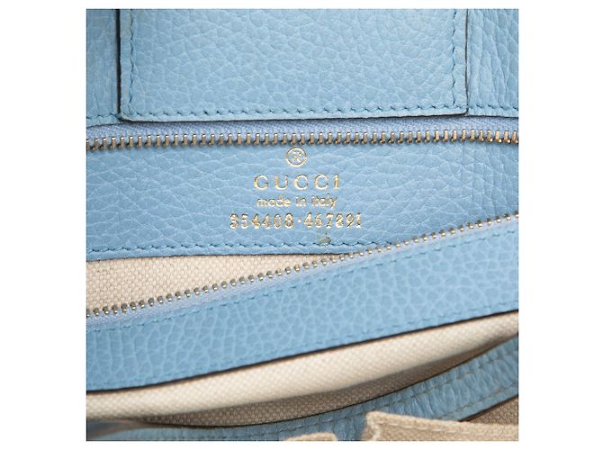Borsa Swing Gucci Medium in pelle di vitello blu - vista 5