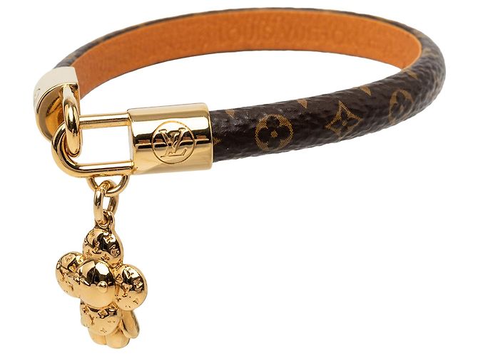 Bracciale Vivienne Charm Monogram e placcato oro marrone Louis Vuitton - vista 2