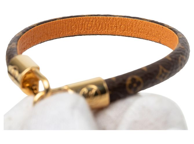Bracciale Vivienne Charm Monogram e placcato oro marrone Louis Vuitton - vista 5