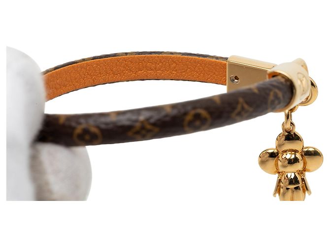 Bracciale Vivienne Charm Monogram e placcato oro marrone Louis Vuitton - vista 8