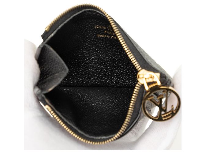Portacarte Louis Vuitton Monogram Empreinte Romy Nero - vista 4