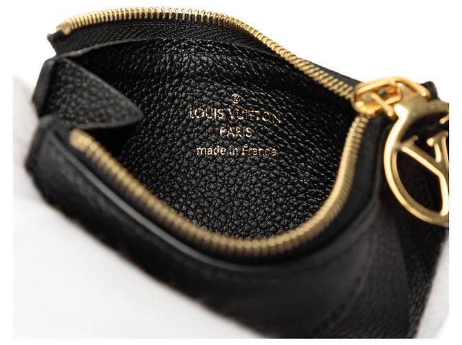 Portacarte Louis Vuitton Monogram Empreinte Romy Nero - vista 5