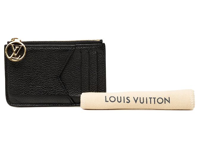 Portacarte Louis Vuitton Monogram Empreinte Romy Nero - vista 7
