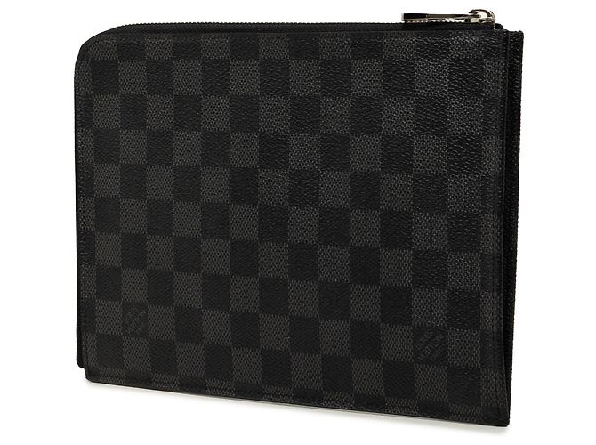Borsa a pochette Louis Vuitton Damier Graphite Pochette Jour PM nera Nero - vista 2