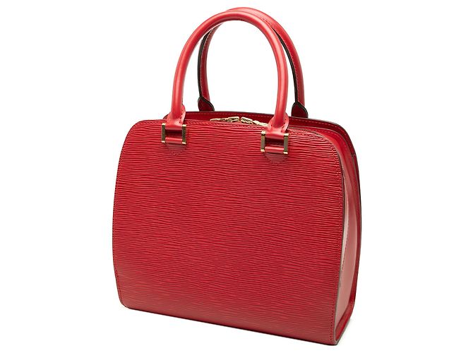 Borsa Louis Vuitton Epi Pont Neuf rossa Rosso - vista 2