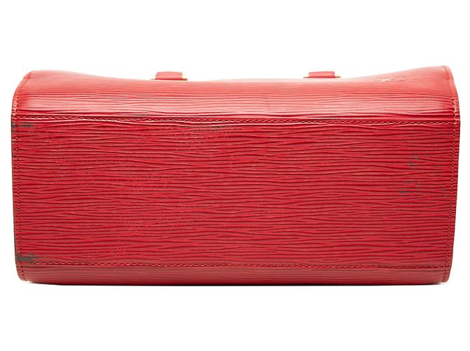Borsa Louis Vuitton Epi Pont Neuf rossa Rosso - vista 3