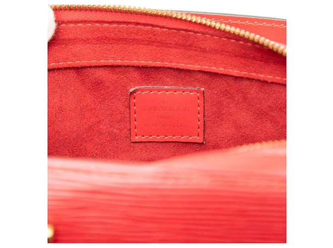 Borsa Louis Vuitton Epi Pont Neuf rossa Rosso - vista 5