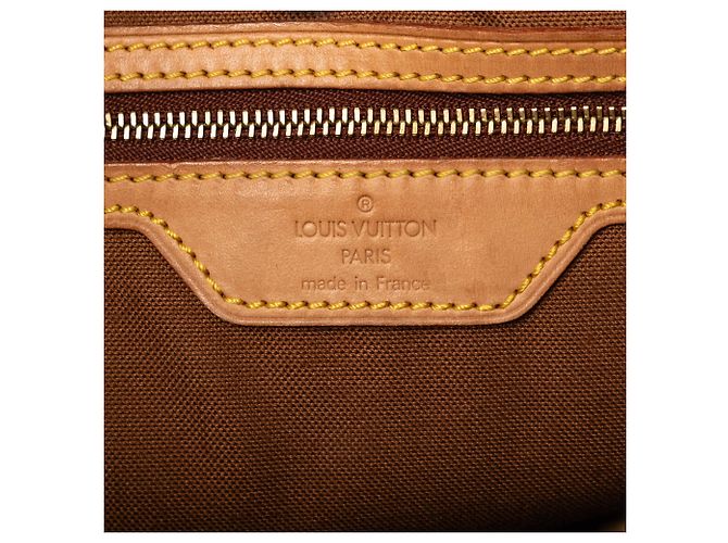Borsa Tote Louis Vuitton Monogram Cabas Mezzo Marrone - vista 5
