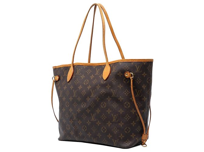 Borsa Tote Louis Vuitton Monogram Neverfull MM Marrone - vista 2