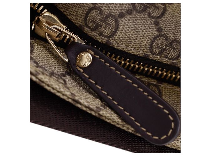 Borsa a tracolla Gucci GG Supreme Beige - vista 11
